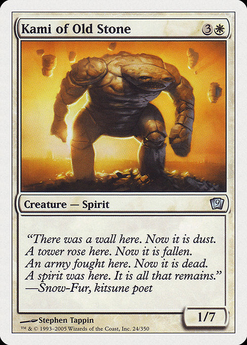 Kami of Old Stone [Ninth Edition] | Galactic Gamez