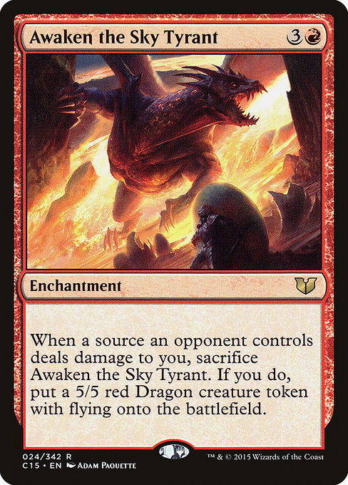 Awaken the Sky Tyrant [Commander 2015] | Galactic Gamez