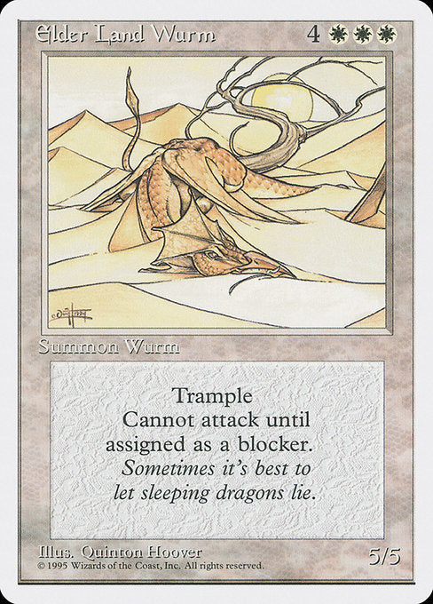 Elder Land Wurm [Fourth Edition] | Galactic Gamez