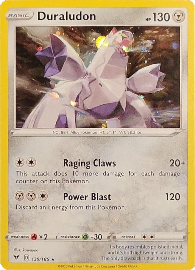 Duraludon (129/185) (Cosmos Holo) [Sword & Shield: Vivid Voltage] | Galactic Gamez