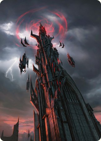 Barad-dur Art Card [The Lord of the Rings: Tales of Middle-earth Art Series] | Galactic Gamez