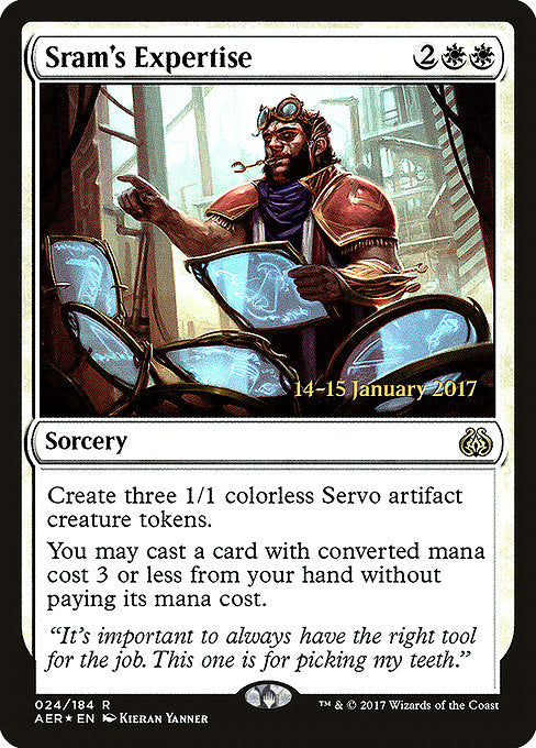 Sram's Expertise [Aether Revolt Promos] | Galactic Gamez