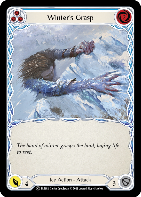 Winter's Grasp (Blue) [U-ELE162] Unlimited Normal | Galactic Gamez