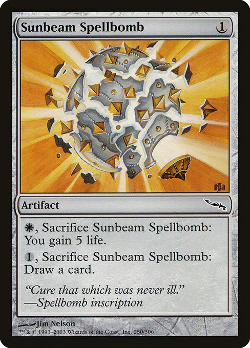 Sunbeam Spellbomb [Mirrodin] | Galactic Gamez