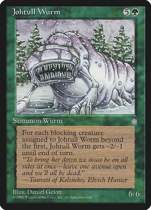 Johtull Wurm [Ice Age] | Galactic Gamez