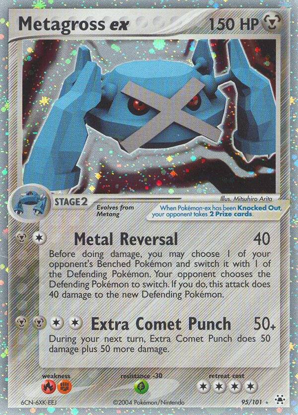 Metagross ex (95/101) [EX: Hidden Legends] | Galactic Gamez