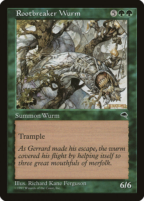 Rootbreaker Wurm [Tempest] | Galactic Gamez