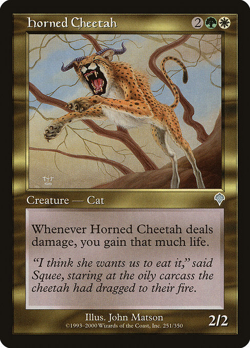 Horned Cheetah [Invasion] | Galactic Gamez