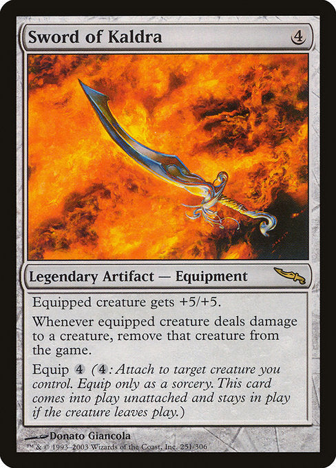 Sword of Kaldra [Mirrodin] | Galactic Gamez