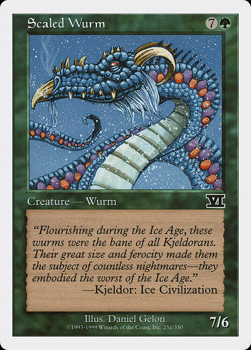 Scaled Wurm [Classic Sixth Edition] | Galactic Gamez