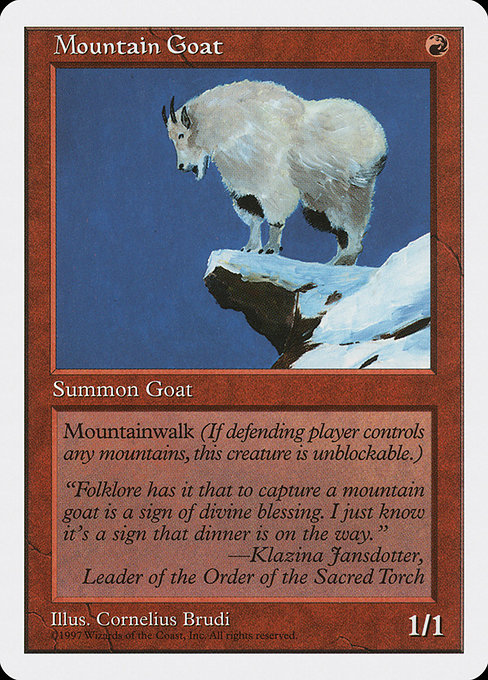 Mountain Goat [Fifth Edition] | Galactic Gamez
