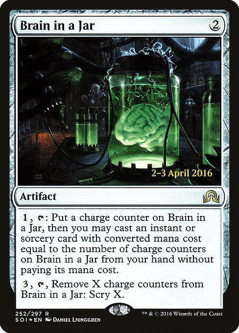 Brain in a Jar [Shadows over Innistrad Promos] | Galactic Gamez