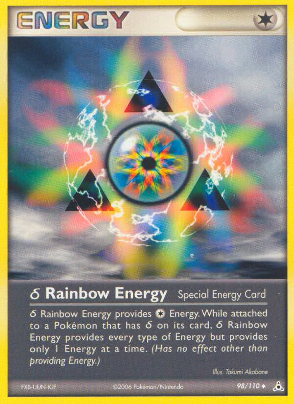 Rainbow Energy (98/110) (Delta Species) [EX: Holon Phantoms] | Galactic Gamez
