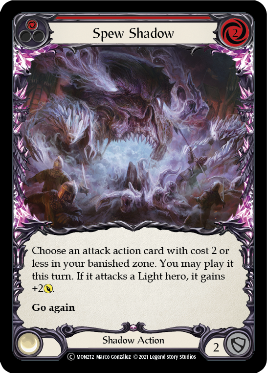 Spew Shadow (Red) [U-MON212] Unlimited Edition Normal | Galactic Gamez