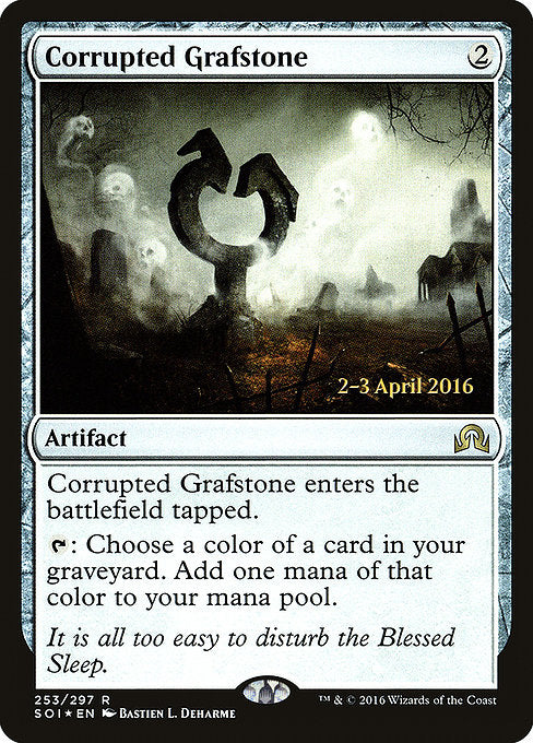 Corrupted Grafstone [Shadows over Innistrad Promos] | Galactic Gamez