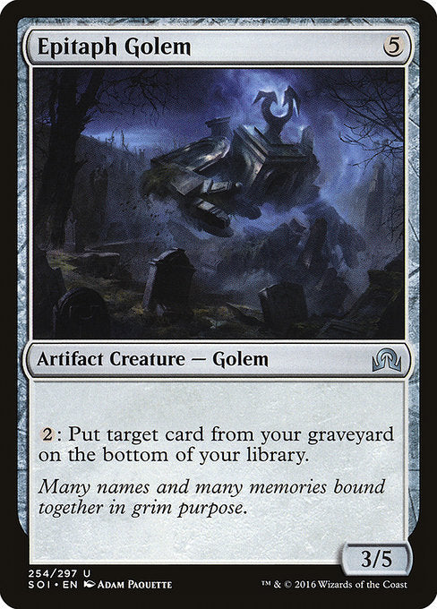 Epitaph Golem [Shadows over Innistrad] | Galactic Gamez