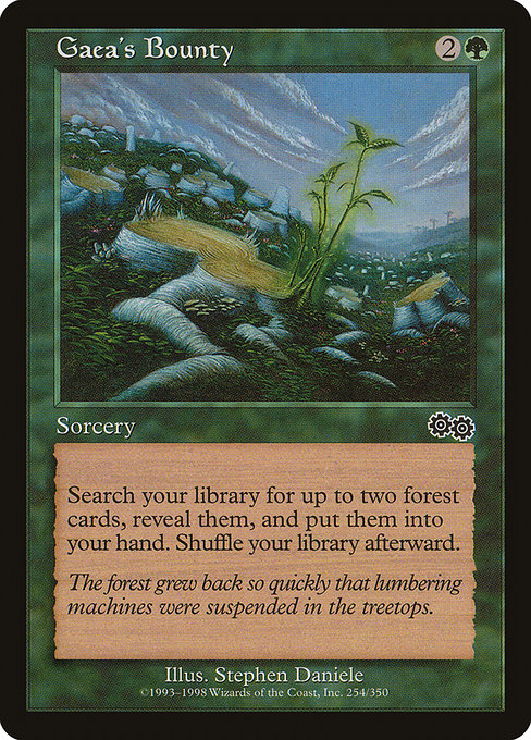 Gaea's Bounty [Urza's Saga] | Galactic Gamez