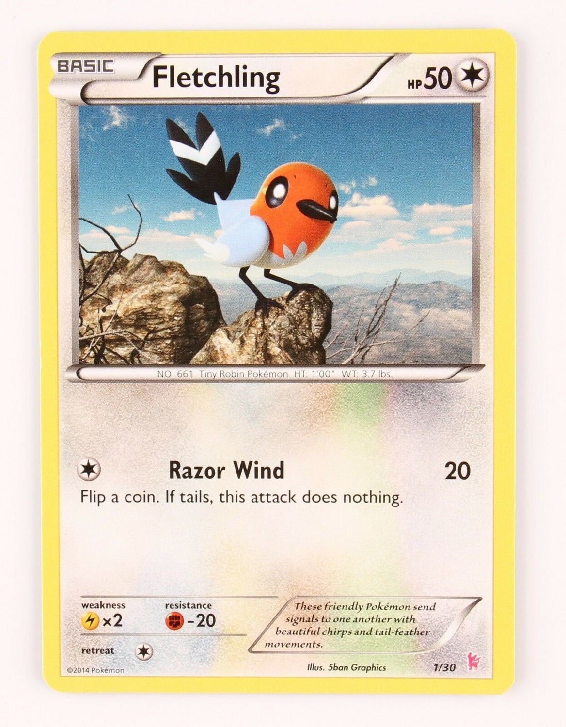 Fletchling (1/30) [XY: Trainer Kit - Sylveon] | Galactic Gamez