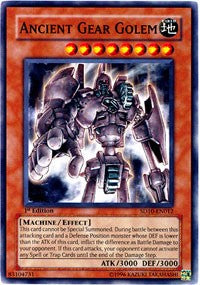 Ancient Gear Golem [SD10-EN012] Common | Galactic Gamez