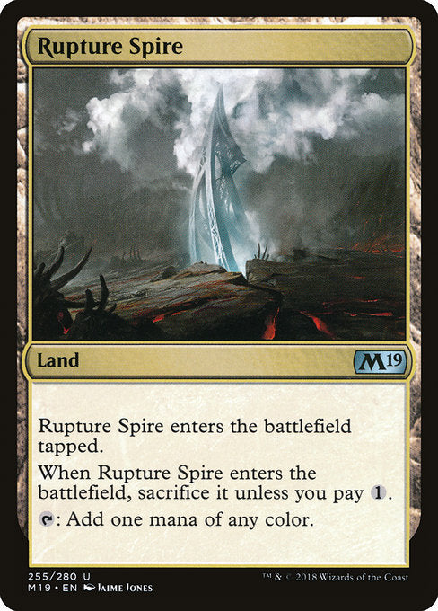 Rupture Spire [Core Set 2019] | Galactic Gamez