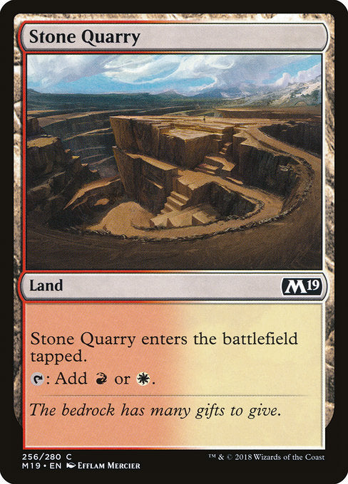 Stone Quarry [Core Set 2019] | Galactic Gamez