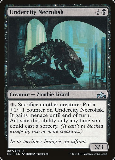 Undercity Necrolisk [Guilds of Ravnica] | Galactic Gamez