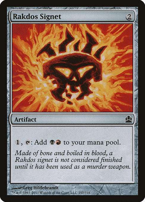 Rakdos Signet [Commander 2011] | Galactic Gamez