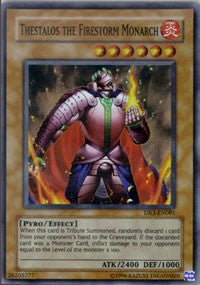 Thestalos the Firestorm Monarch [DR3-EN081] Super Rare | Galactic Gamez