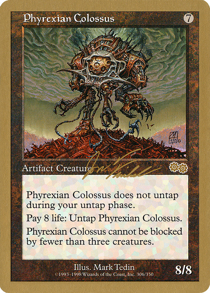 Phyrexian Colossus (Jon Finkel) [World Championship Decks 2000] | Galactic Gamez