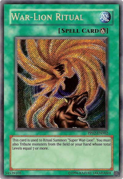 War-Lion Ritual (ScR) [PP02-EN002] Secret Rare | Galactic Gamez