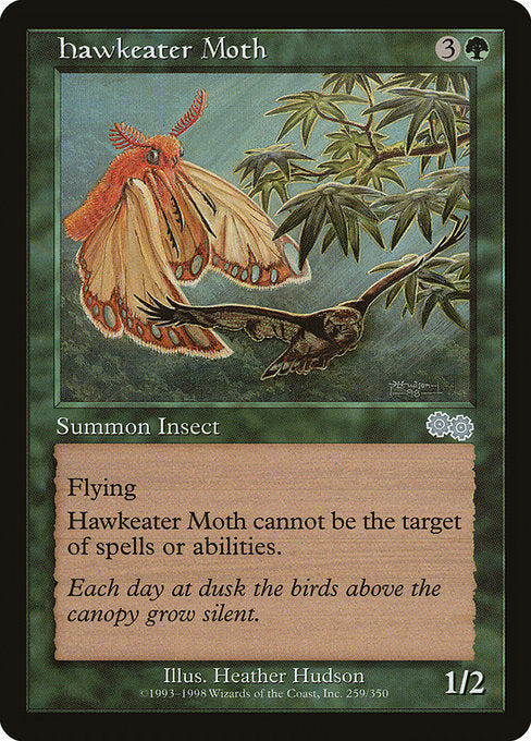 Hawkeater Moth [Urza's Saga] | Galactic Gamez