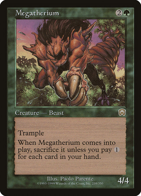 Megatherium [Mercadian Masques] | Galactic Gamez