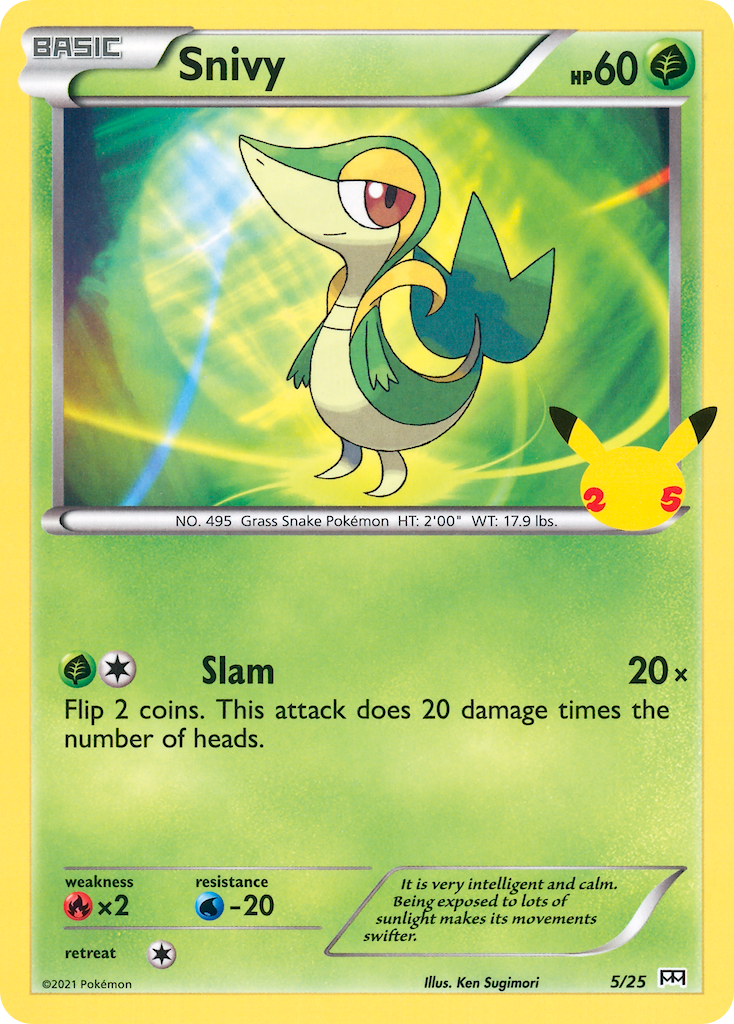 Snivy (5/25) [McDonald's 25th Anniversary] | Galactic Gamez