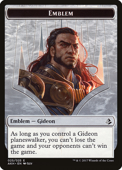 Gideon of the Trials Emblem [Amonkhet Tokens] | Galactic Gamez
