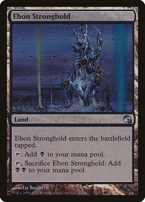 Ebon Stronghold [Premium Deck Series: Graveborn] | Galactic Gamez