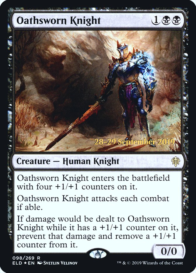 Oathsworn Knight  [Throne of Eldraine Prerelease Promos] | Galactic Gamez