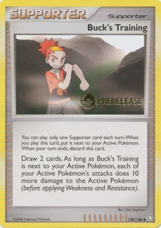 Bucks Training (130/146) (Prerelease Promo) [Diamond & Pearl: Legends Awakened] | Galactic Gamez