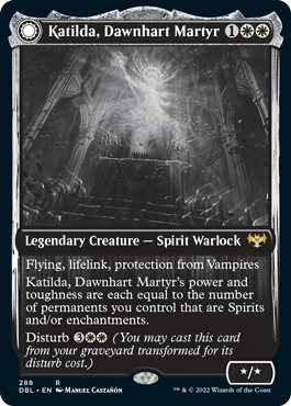 Katilda, Dawnhart Martyr // Katilda's Rising Dawn [Innistrad: Double Feature] | Galactic Gamez