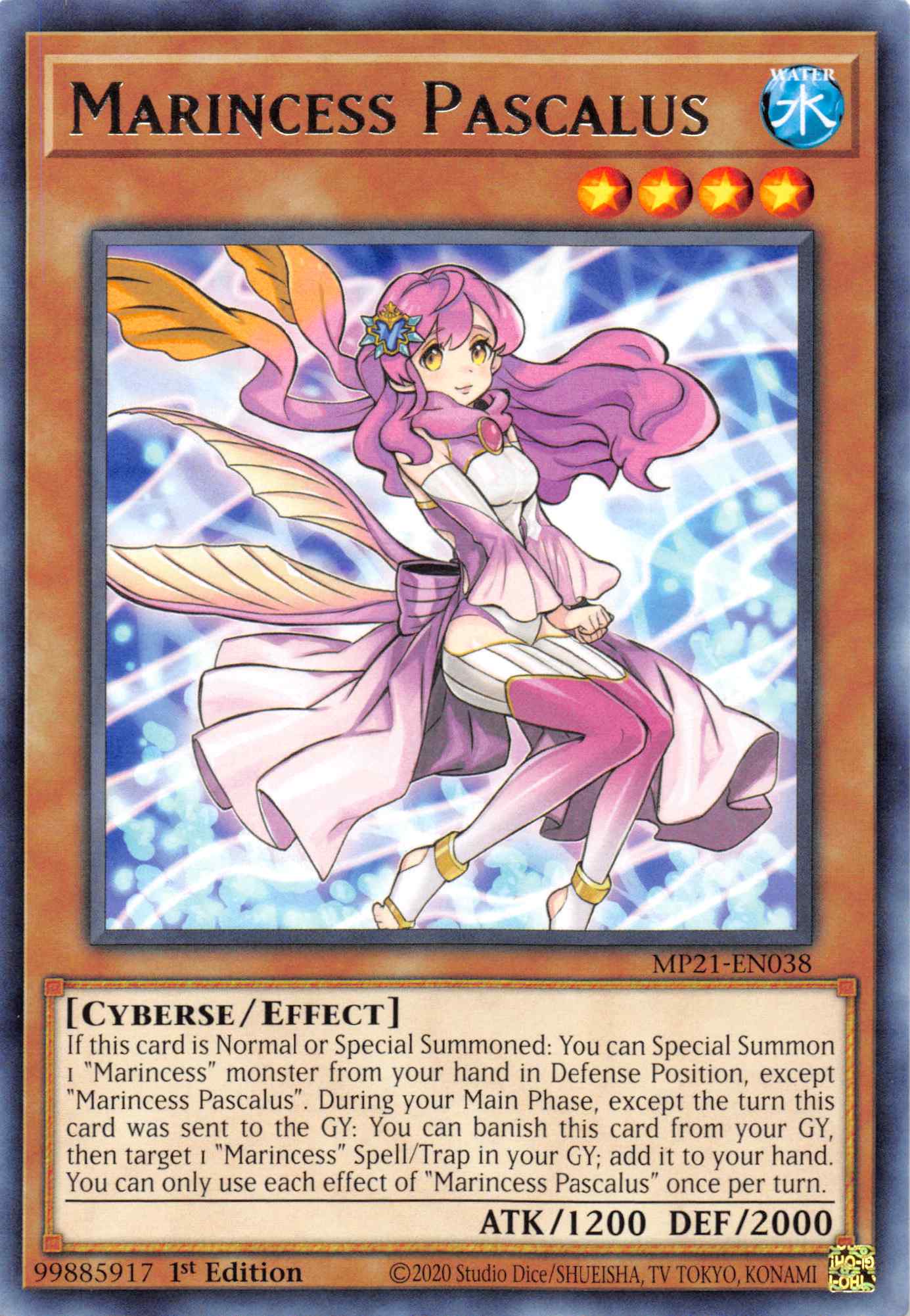 Marincess Pascalus [MP21-EN038] Rare | Galactic Gamez