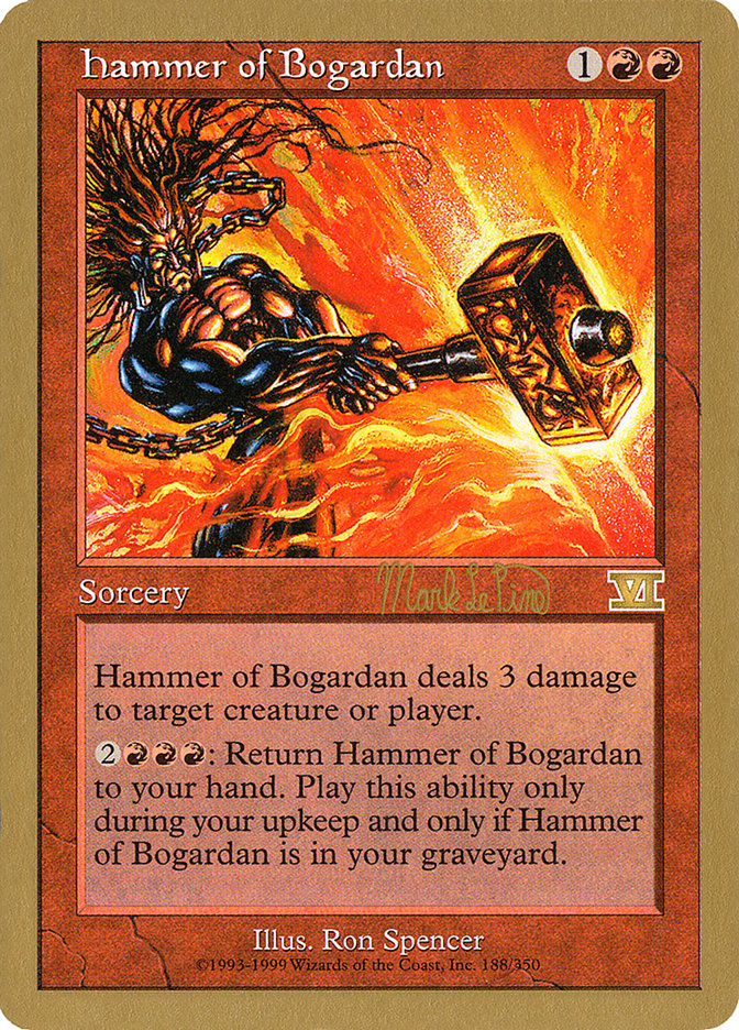Hammer of Bogardan (Mark Le Pine) [World Championship Decks 1999] | Galactic Gamez