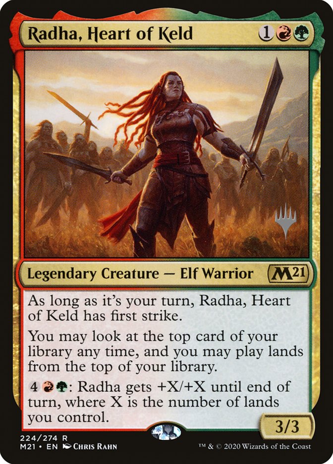 Radha, Heart of Keld (Promo Pack) [Core Set 2021 Promos] | Galactic Gamez