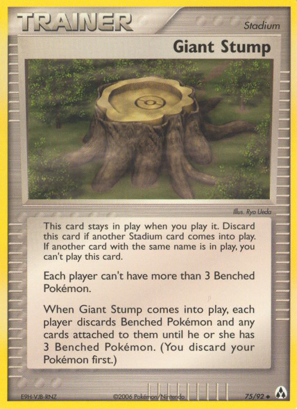 Giant Stump (75/92) [EX: Legend Maker] | Galactic Gamez