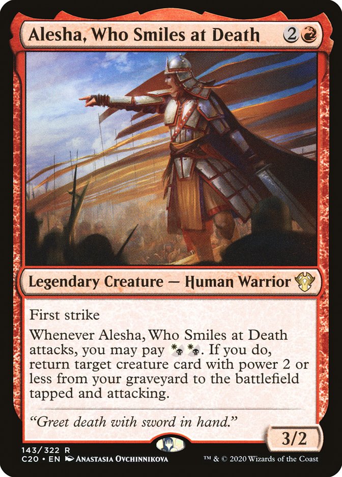 Alesha, Who Smiles at Death [Commander 2020] | Galactic Gamez