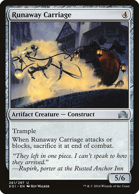 Runaway Carriage [Shadows over Innistrad] | Galactic Gamez