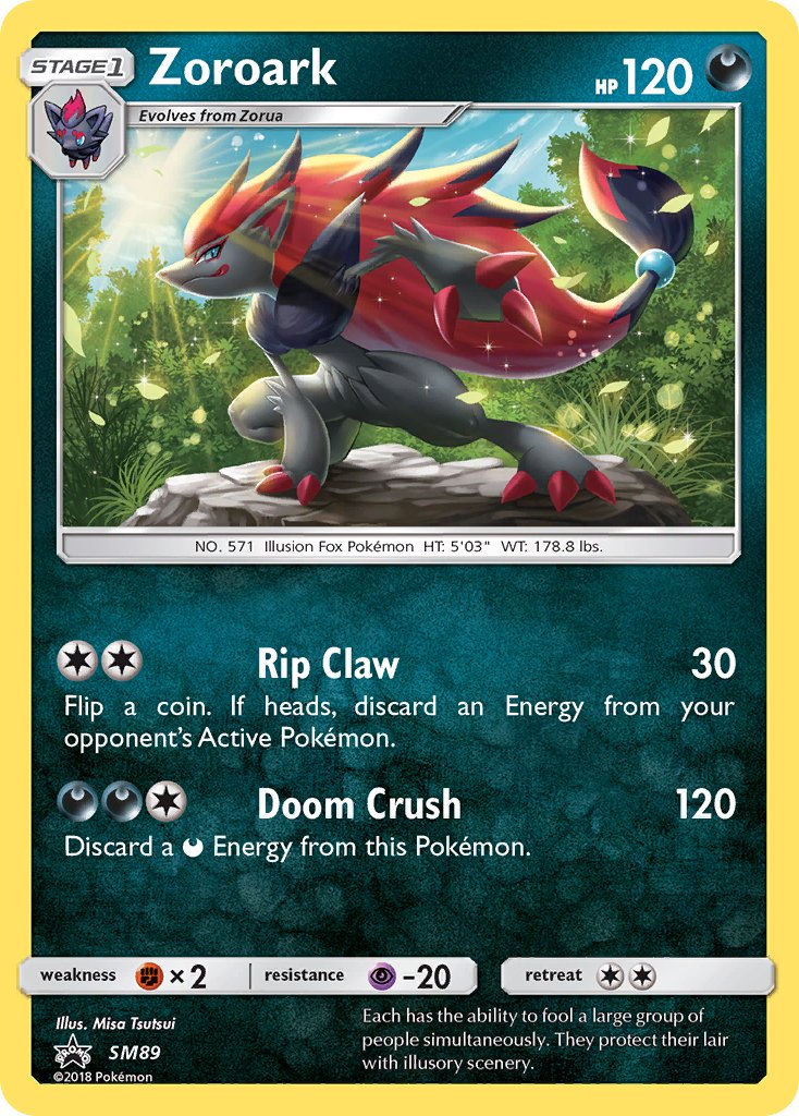 Zoroark (SM89) [Sun & Moon: Black Star Promos] | Galactic Gamez