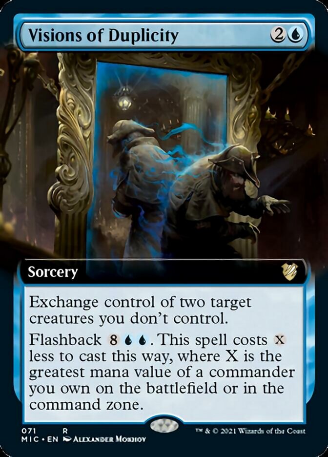 Visions of Duplicity (Extended) [Innistrad: Midnight Hunt Commander] | Galactic Gamez