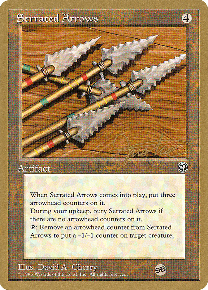 Serrated Arrows (Mark Justice) (SB) [Pro Tour Collector Set] | Galactic Gamez