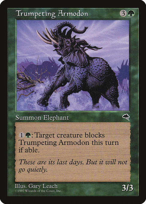 Trumpeting Armodon [Tempest] | Galactic Gamez