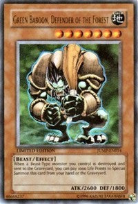 Green Baboon, Defender of the Forest [JUMP-EN014] Ultra Rare | Galactic Gamez