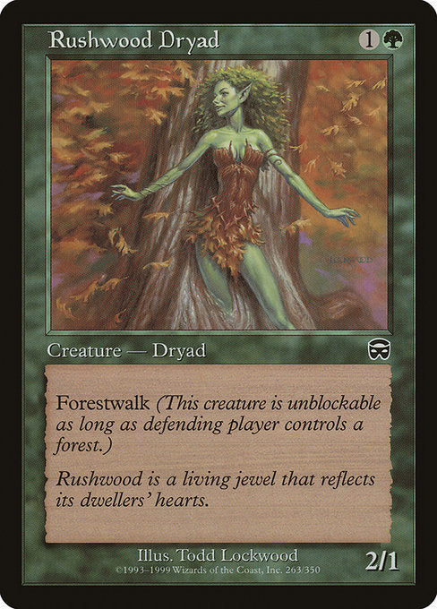 Rushwood Dryad [Mercadian Masques] | Galactic Gamez